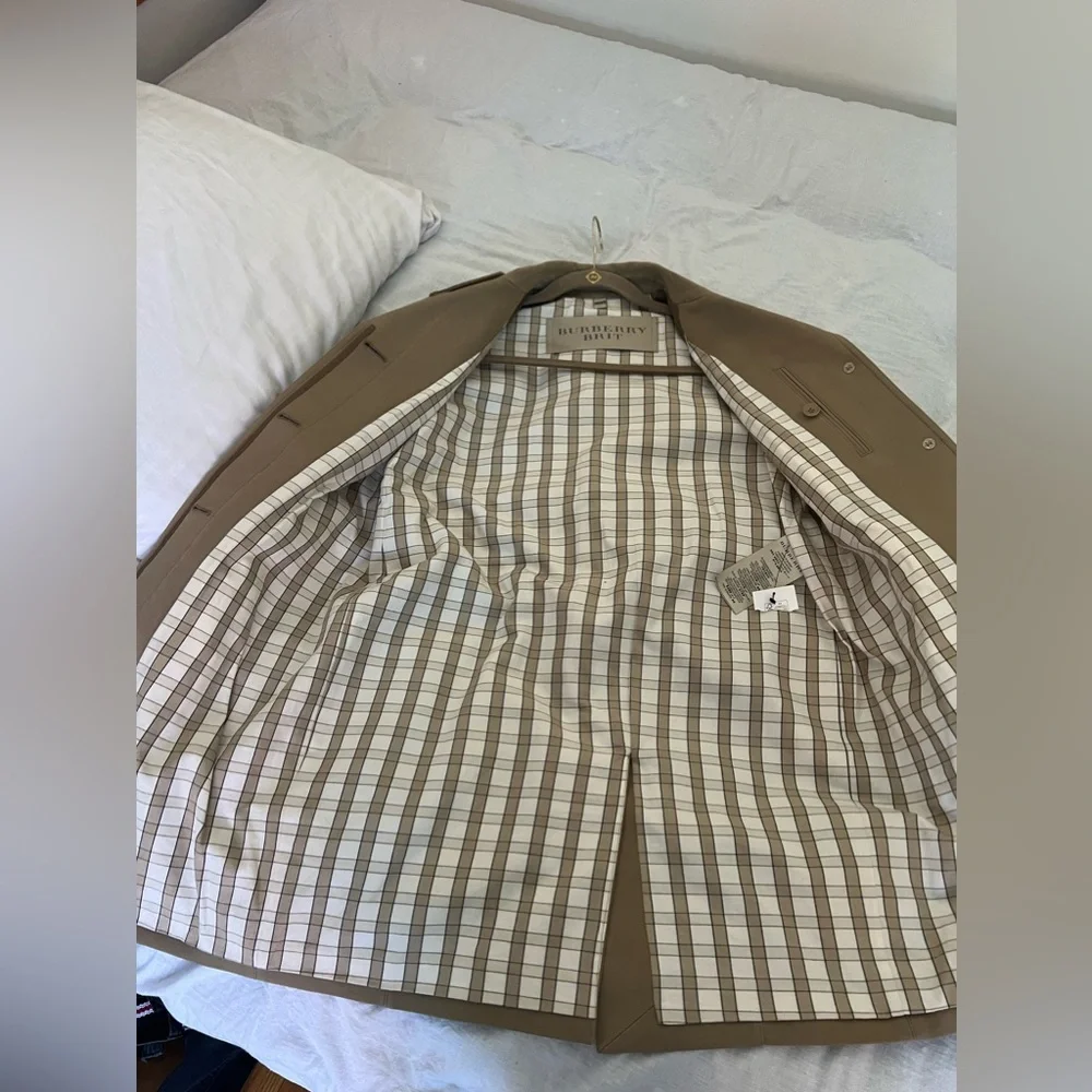 Burberry Brit Coat Size: S leather trimmed - Picture 7 of 16